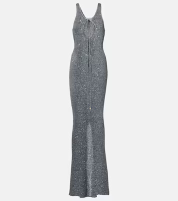 Jules sequined knitted maxi dress | Mytheresa (INTL)