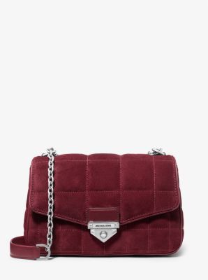 SoHo Large Quilted Suede Shoulder Bag | Michael Kors US