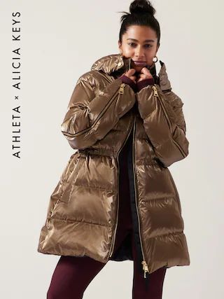 Keys Golden Aura Puffer | Athleta