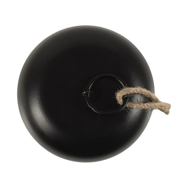 6.25 Inches Holiday Time Black Metal Hanging Bell | Walmart (US)