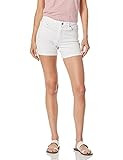 Ella Moss Women's Cuffed Midi Short, White - Razor Detail, 30 | Amazon (US)