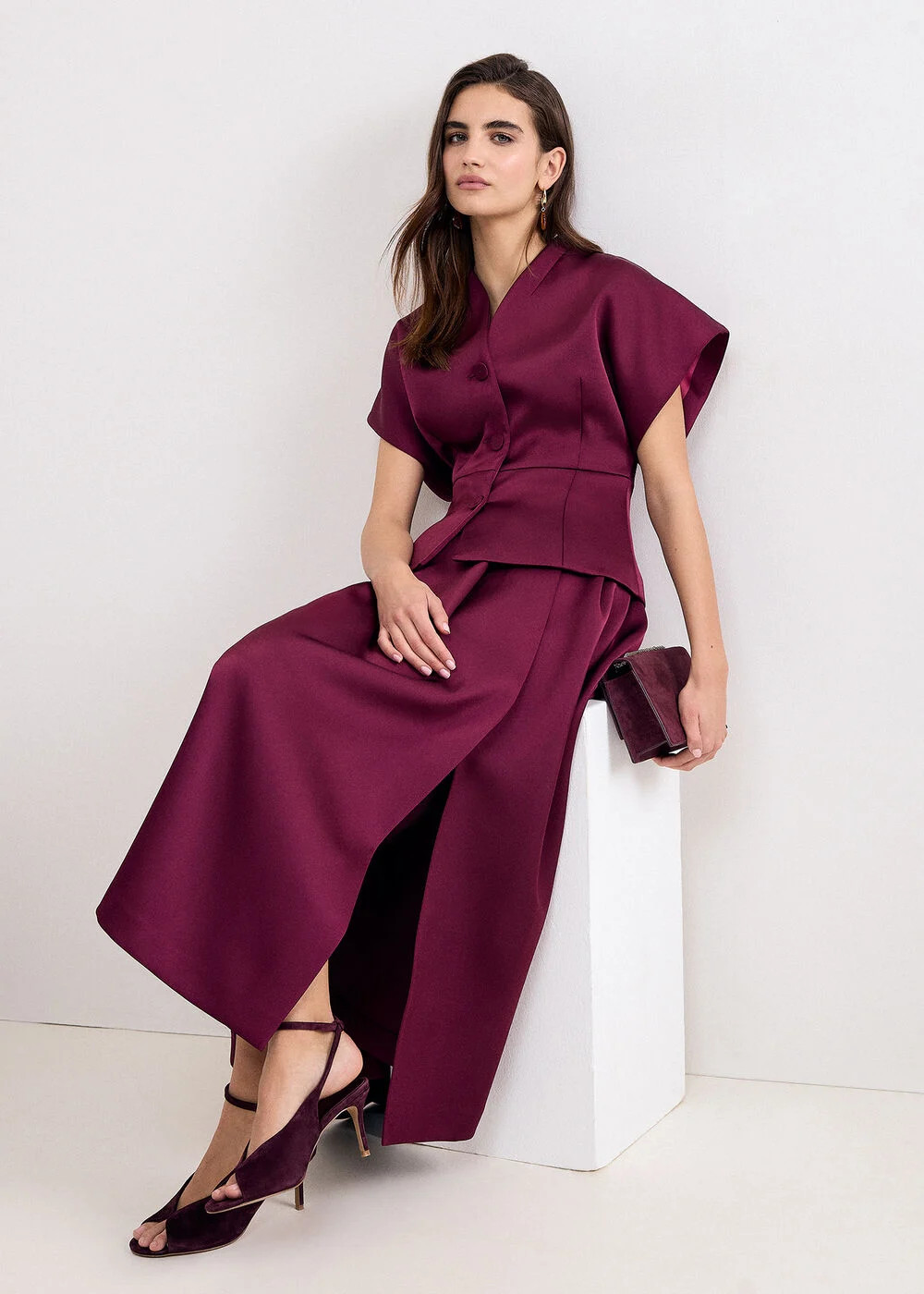 Sally Pleated Skirt | Phase Eight