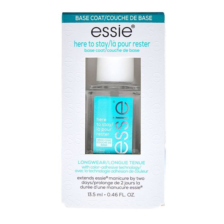 essie Here to Stay Base Coat - long-lasting - 0.46 fl oz | Target