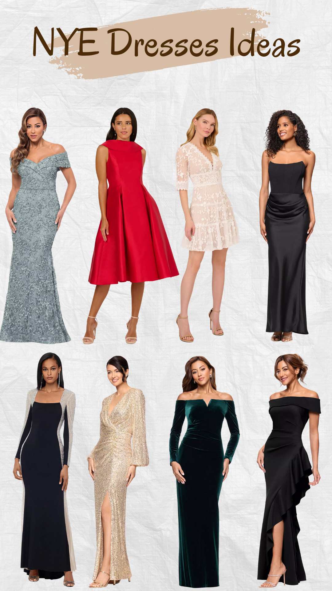 NYE dress ideas because New Year’s Eve deserves a moment ✨
Whether you’re going glam, classy, or keeping it sleek and simple—there’s a dress here to ring in the new year feeling amazing.

#NYEDresses #NewYearsEveStyle #HolidayOutfits #PartyDress #EveningWear #LTKStyle #DressInspo #CelebrateInStyle #GlamLooks 

 #LTKHoliday #LTKootd