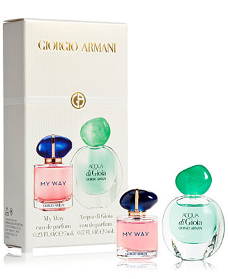 Armani 2-Pc. My Way & Acqua di Gioia Eau de Parfum Gift Set - Macy's | Macy's