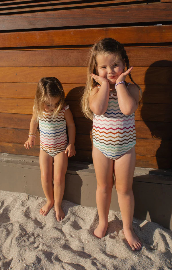 Lil Babe One Piece ~ Rainbow Zigzag Crochet | Show Me Your Mumu