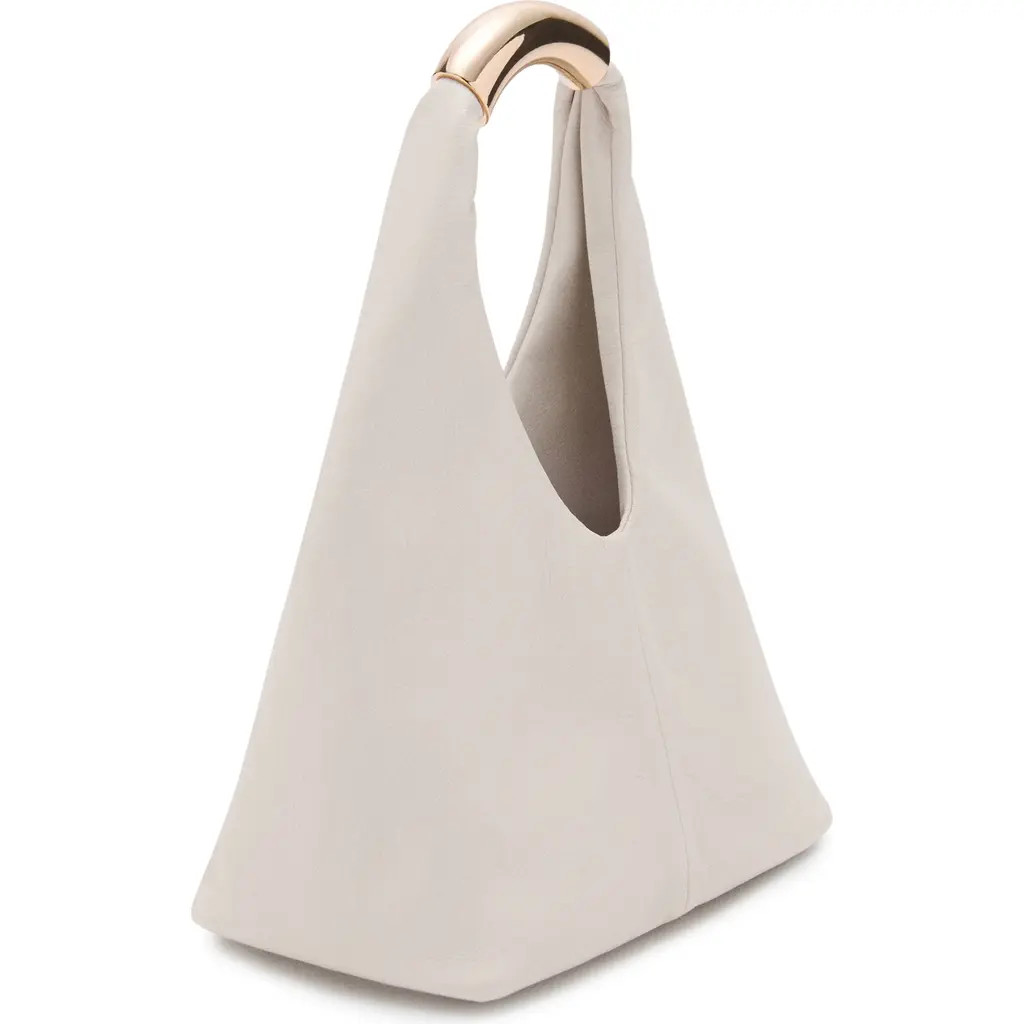 MANGO Faux Leather Top Handle Bag in Off White at Nordstrom | Nordstrom