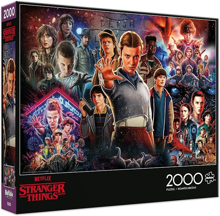 Buffalo Games - 2000 Piece Puzzle - Stranger Things Season Collage | Amazon (US)