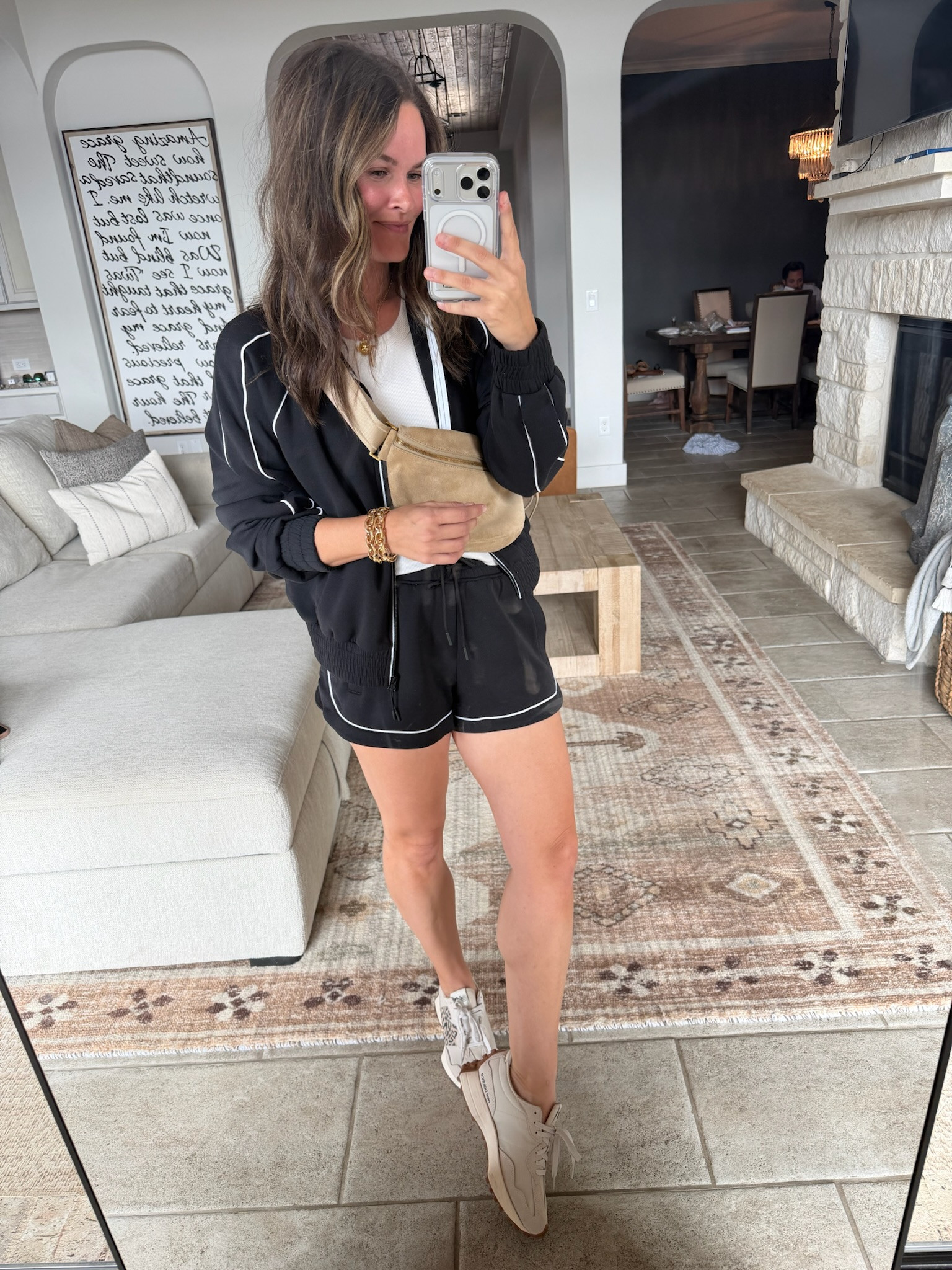 Alo look for less set from Walmart! So elevated but comfy in my normal size small in both. #walmartfashion #walmartfinds #matchingset #loungeset 

 

#LTKdayinmylife #LTKootd #LTKgrwm