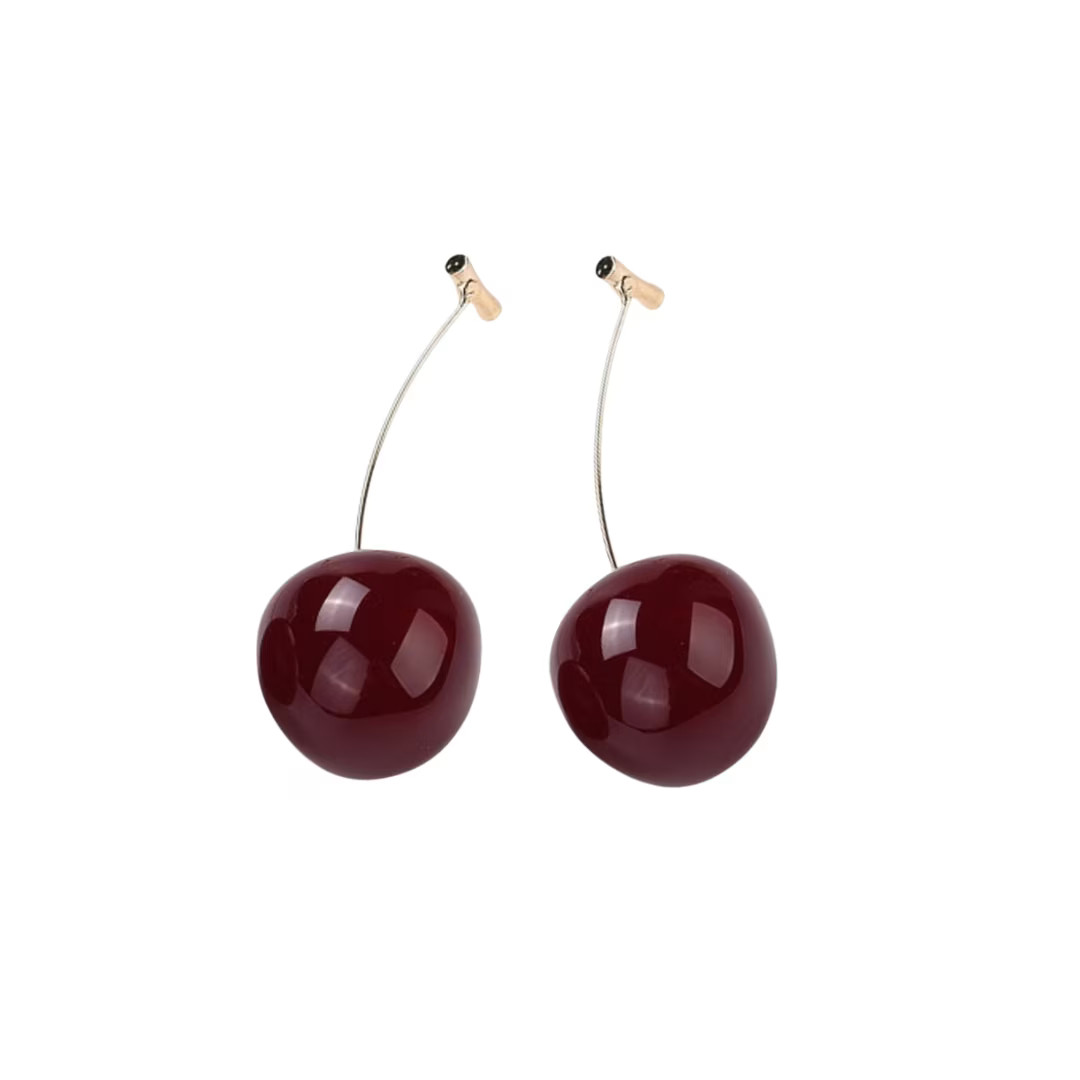 Cherry Drop Earrings | Wolf & Badger (US)