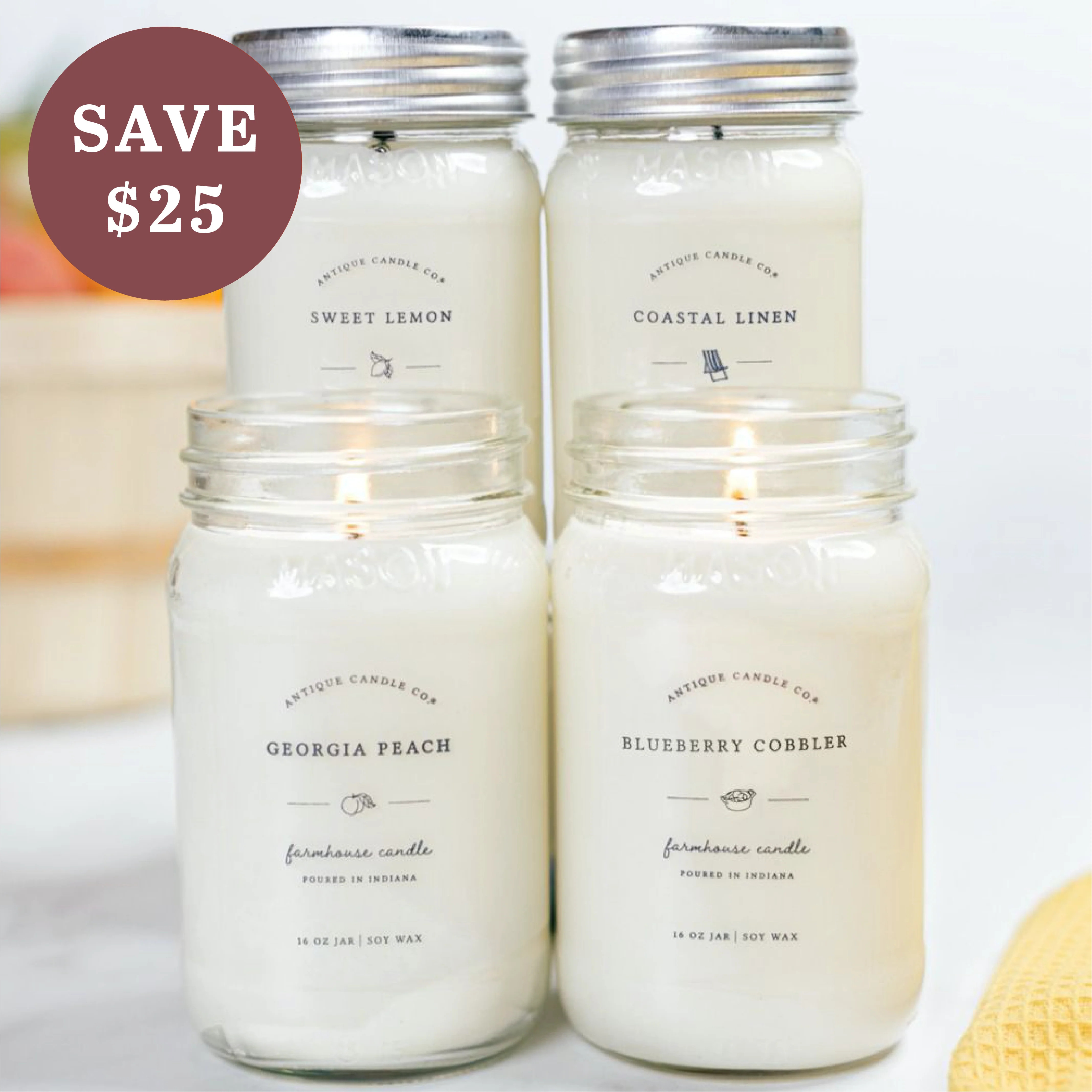 Summer Bundle of Four | Antique Candle Co.