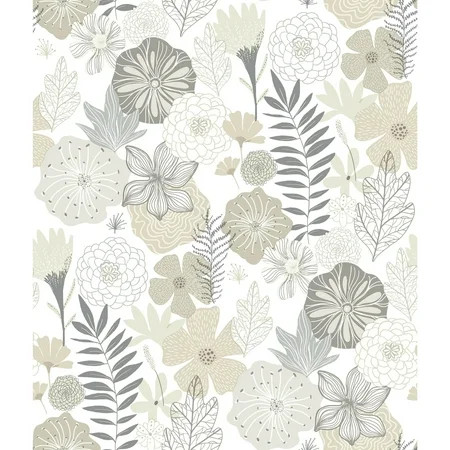 RoomMates Perennial Blooms Peel and Stick Wallpaper BOGO 25% Off | Walmart (US)
