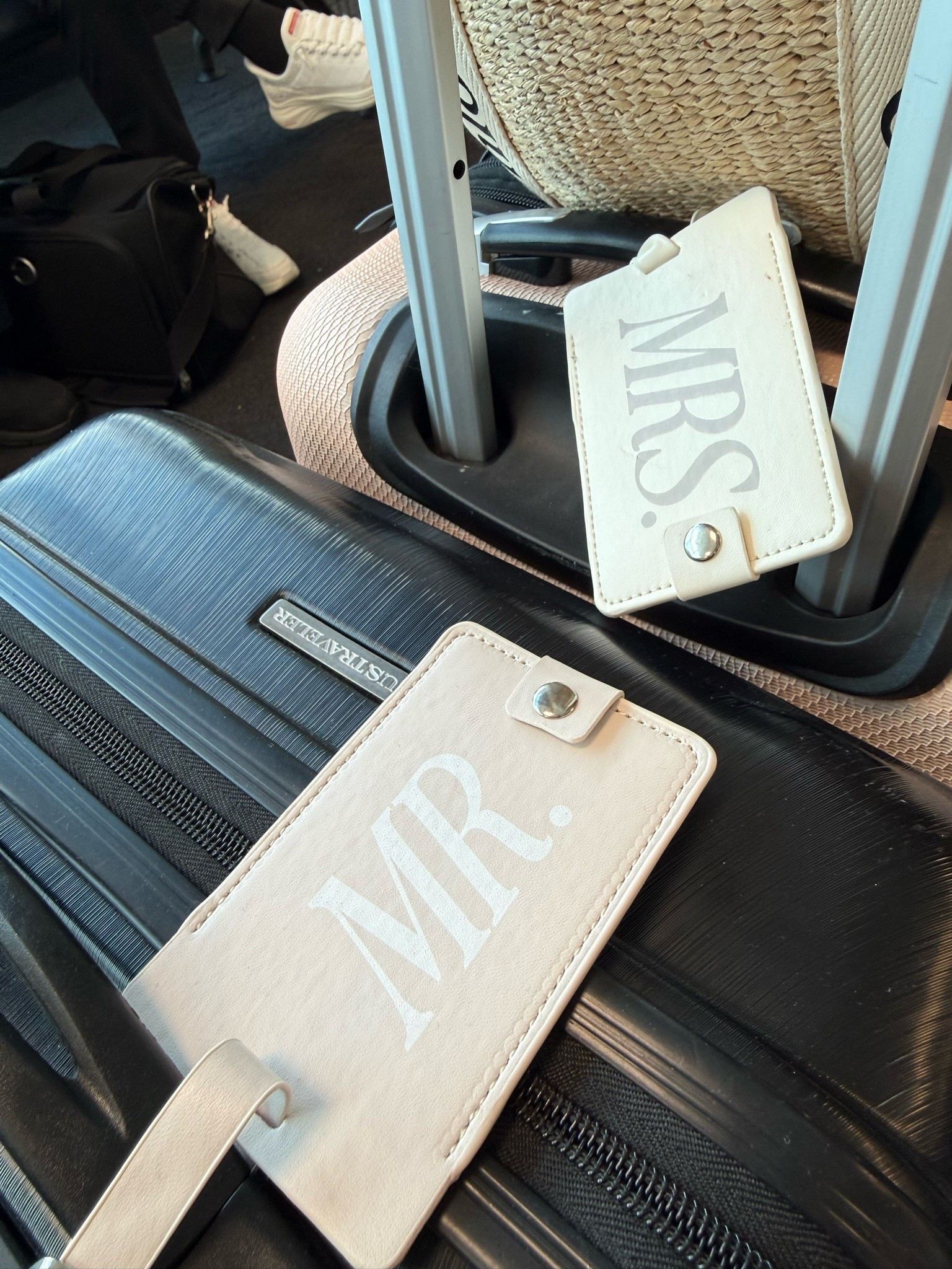 Mr & Mrs luggage tags 
Honeymoon bound

#LTKTravel #LTKWedding