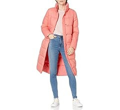 Amazon Essentials Women's Lightweight Water-Resistant Longer Length Cocoon Puffer Coat | Amazon (US)