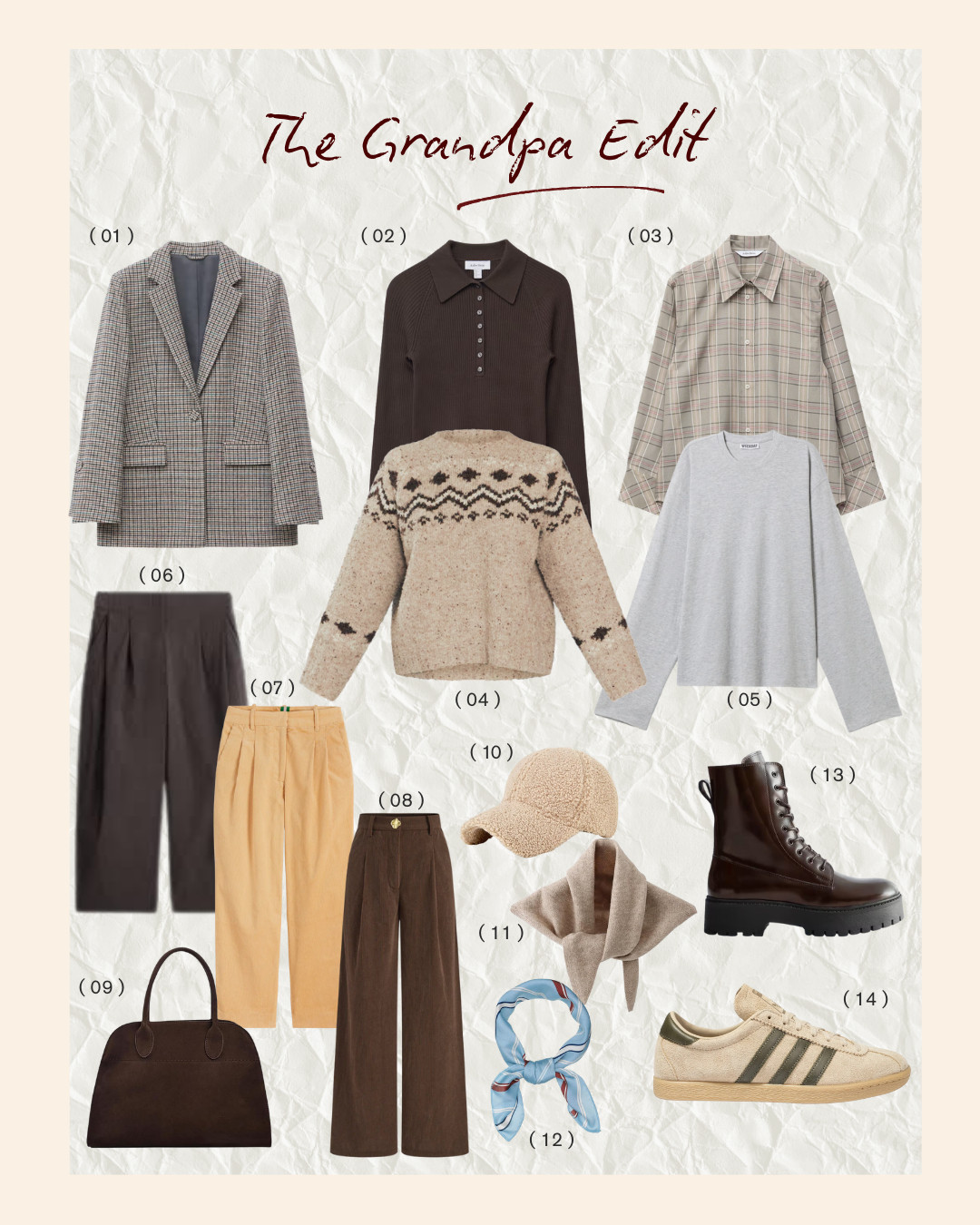 Grandpa Style | Classic Style | Winter | Autumn | Grandpa Edit | Vintage Style | Corduroy | Knitwear | Houndstooth | Comfort | Texture 

 #LTKFashionMonth #LTKuk #LTKwinter