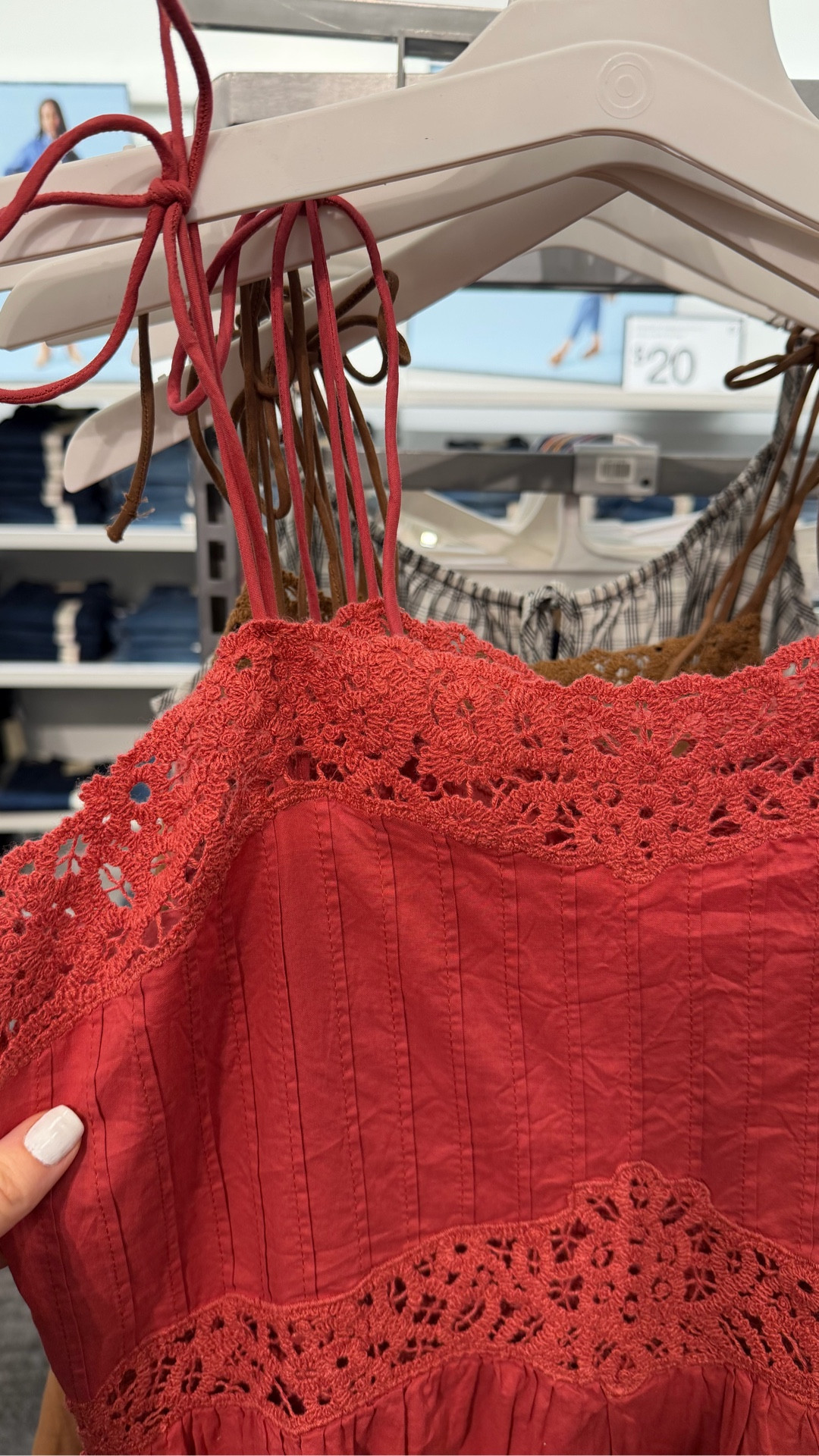 Gorgeous dress at Target that is giving FP vibes! 100% cotton and on sale 30% off through 3/28!