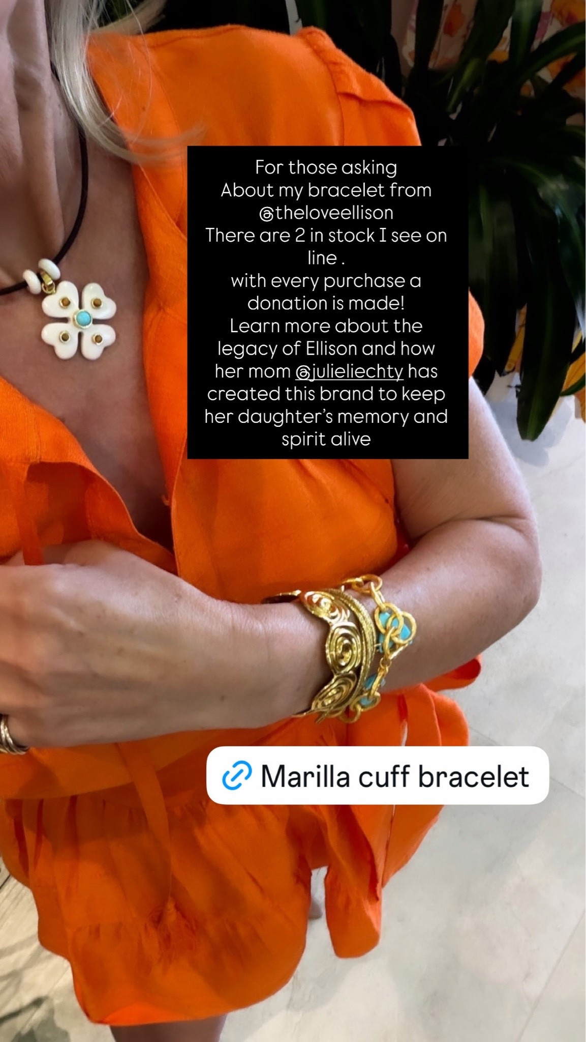 Fav bracelet under $100
@loveellison 50% of the proceeds go to charity

#LTKootd #LTKgrwm #LTKdayinmylife