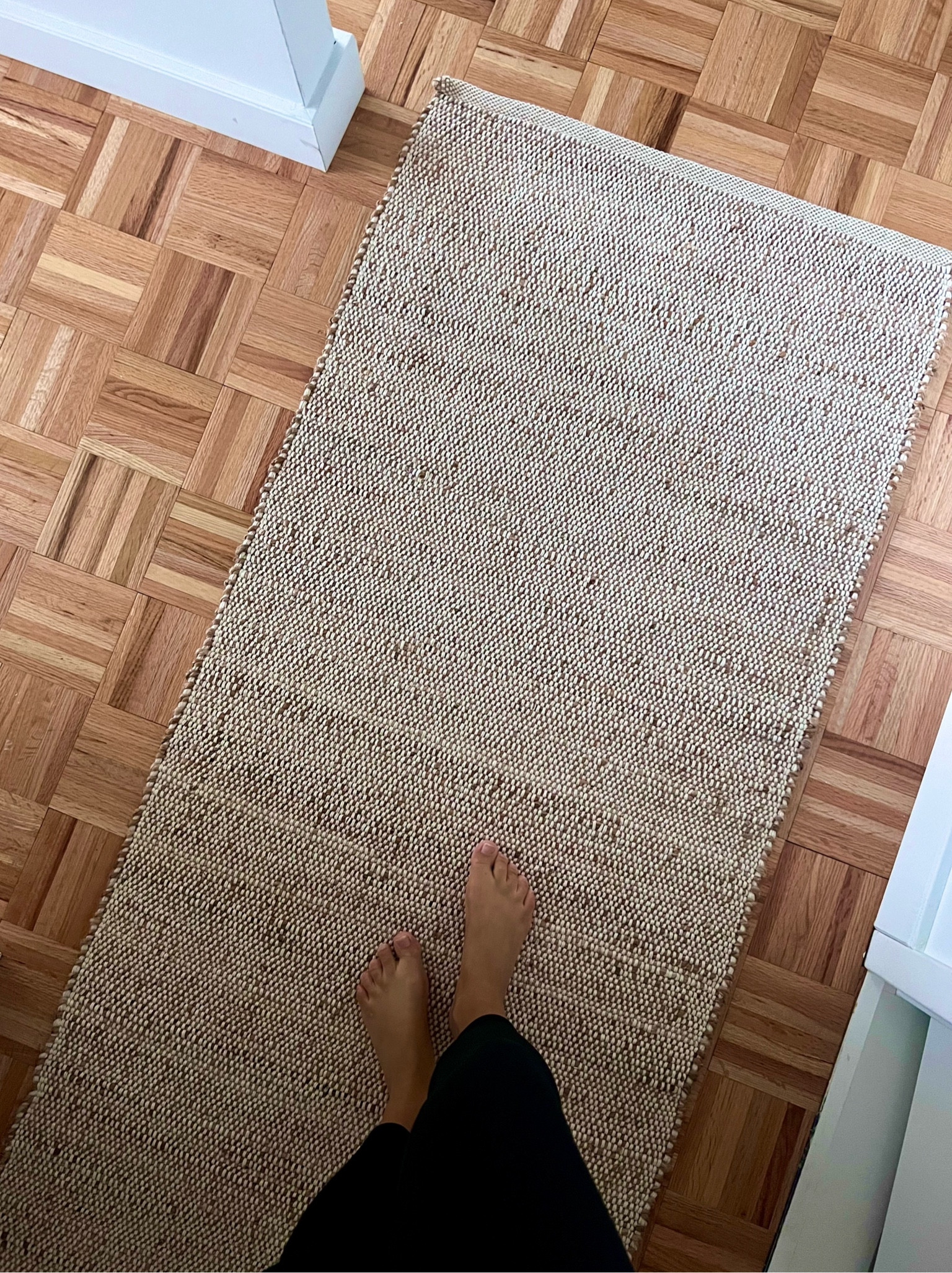Jute and cotton floor runner rug! Looks beautiful in person and is quite soft considering it’s made with jute. 

Thinking of purchasing for living room or bedroom 


Rugs | rug | runner | home | hallway | foyer rug | entry rug 

#LTKFindsUnder100 #LTKStyleTip #LTKHome