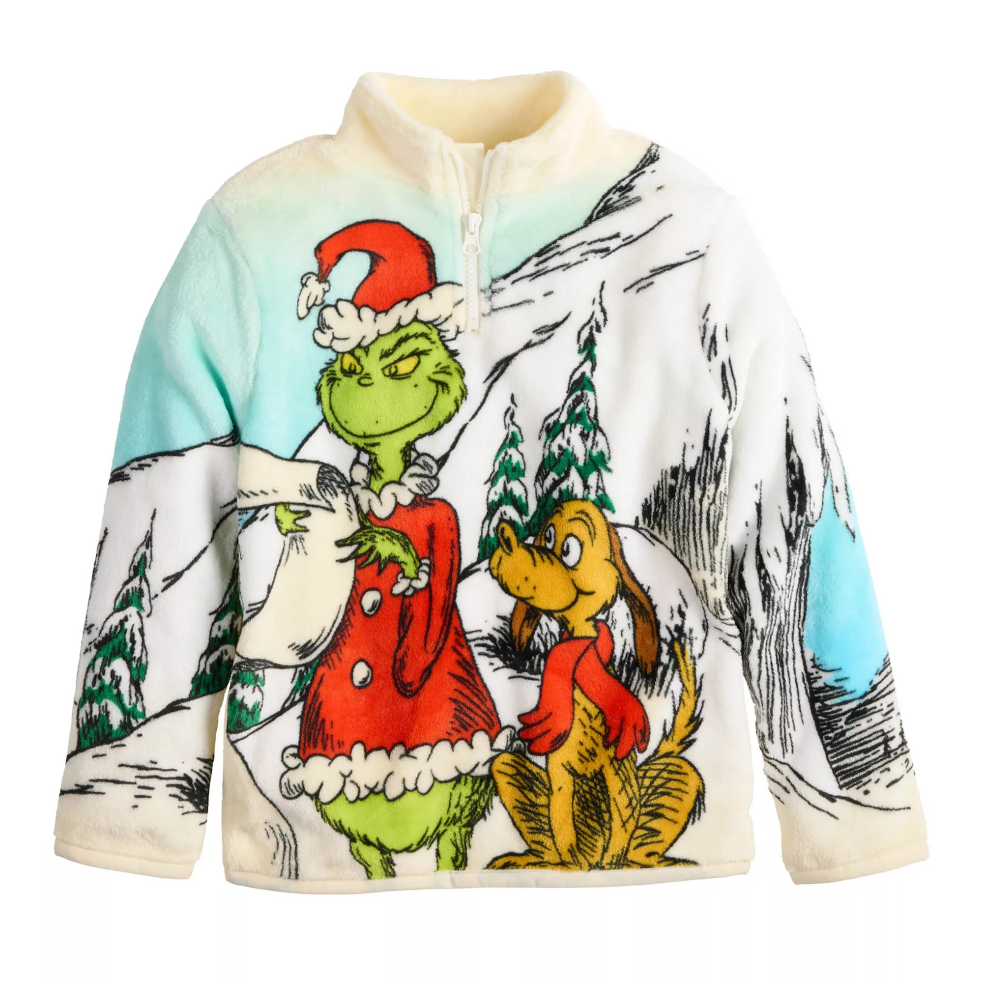 Boys 4-12 Jumping Beans® Dr. Seuss The Grinch & Max Graphic Pullover | Kohl's