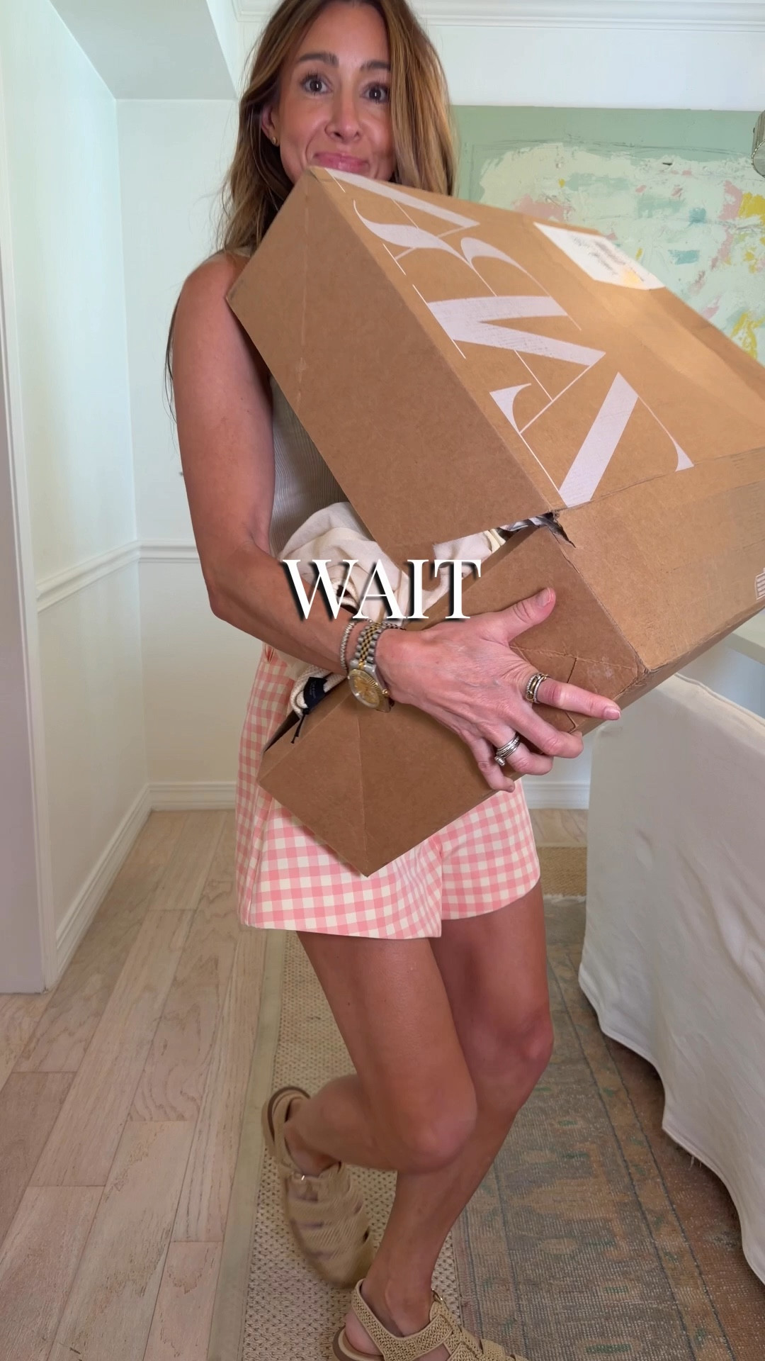 Zara haul. Everything runs tts. Wearing size XS in gingham shorts. The only thing that runs small are the embroidered shorts (2nd look) and the white jeans (I always size up 1 in their denim). 5’6” for reference  XS,0,25

#LTKgrwm #LTKOver40 #LTKootd