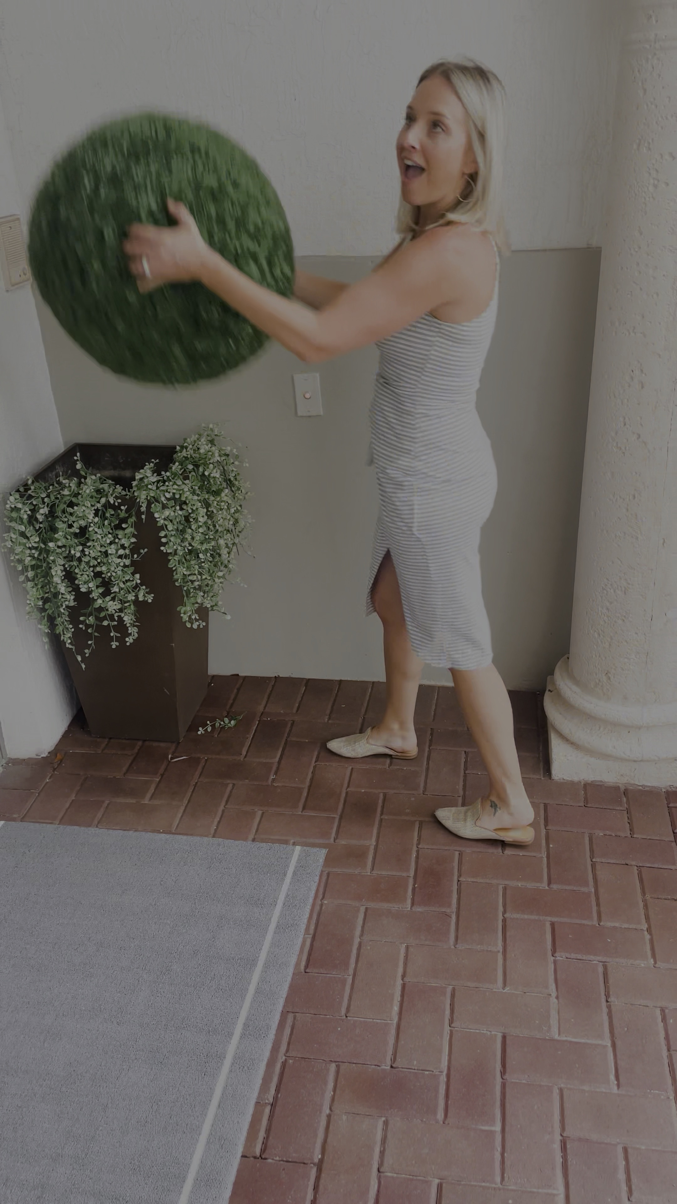 Styled my front porch with lots of amazing faux greenery! Use quality faux plants when growing real plants are hard because of the location. Too much sun/not enough…. Go faux! 

#LTKStyleTip #LTKSeasonal #LTKHome