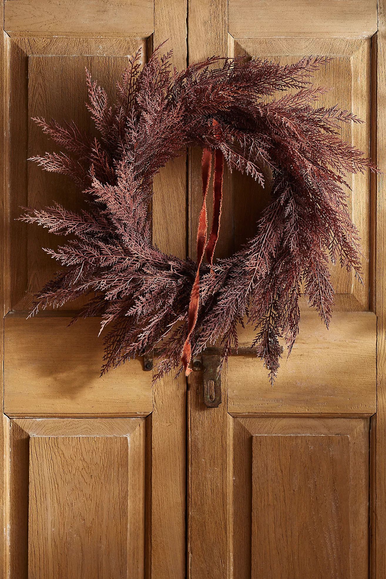Faux Cedar Wreath, Color | Anthropologie (US)
