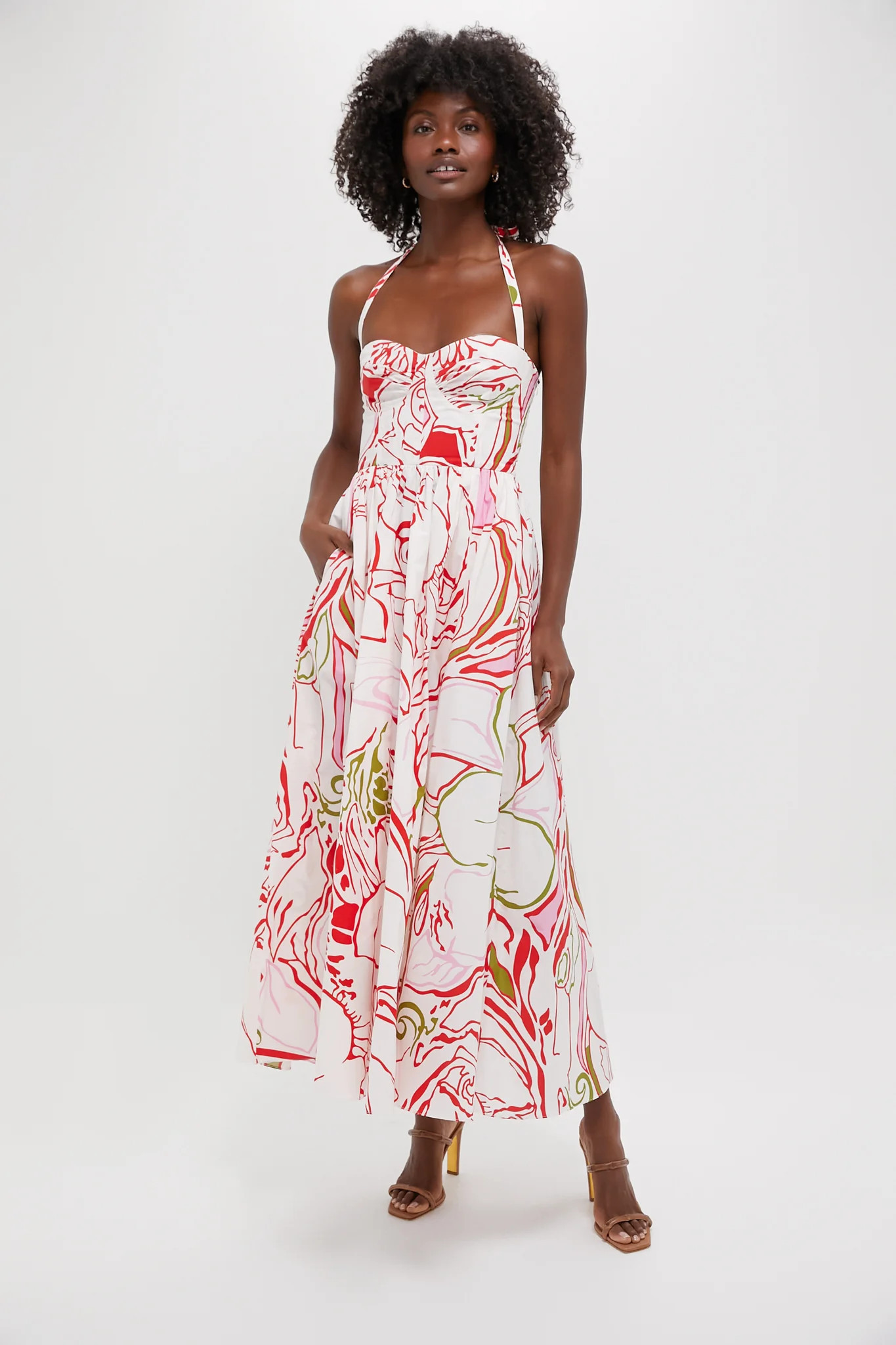 Red Johanna Dress | Tuckernuck (US)