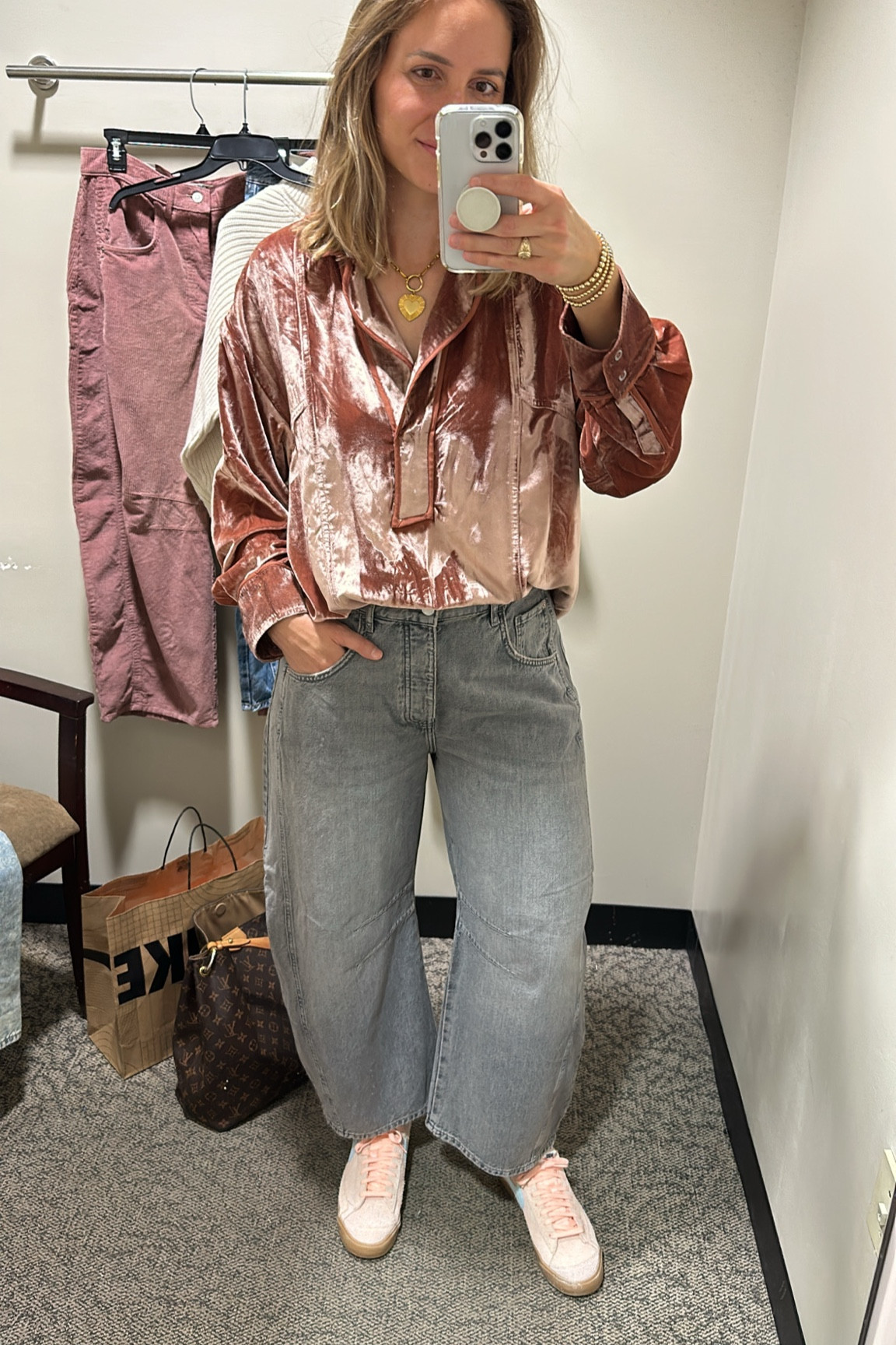 free people good luck mid rise barrel jean in Falcon Gray | TTS 

we the free barrel jean | FP barrel jeans | versatile fall pieces | fall wardrobe

#LTKFindsUnder100 #LTKMidsize #LTKHoliday