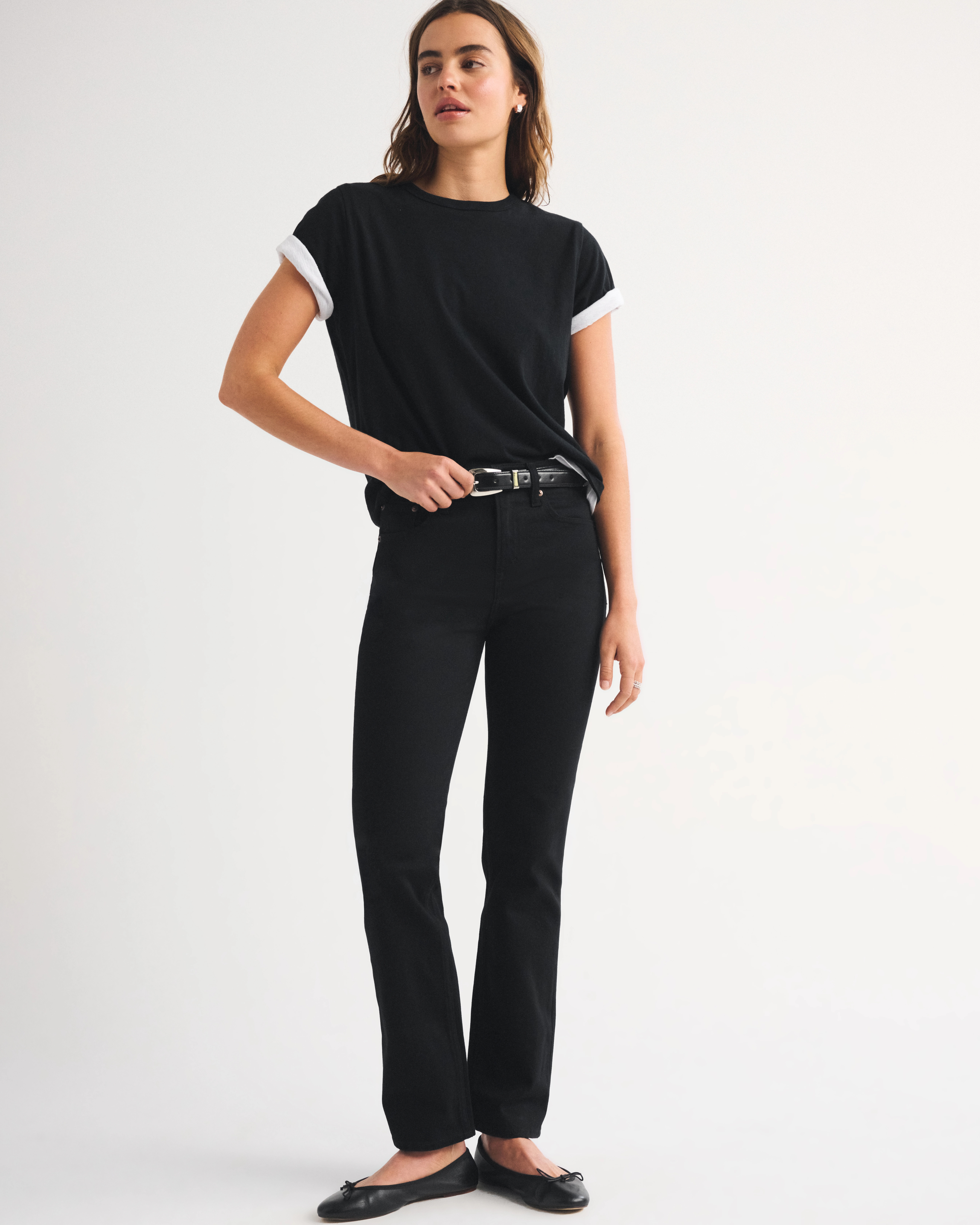 No Fade High Rise 90s Straight Jean | Abercrombie & Fitch (US)