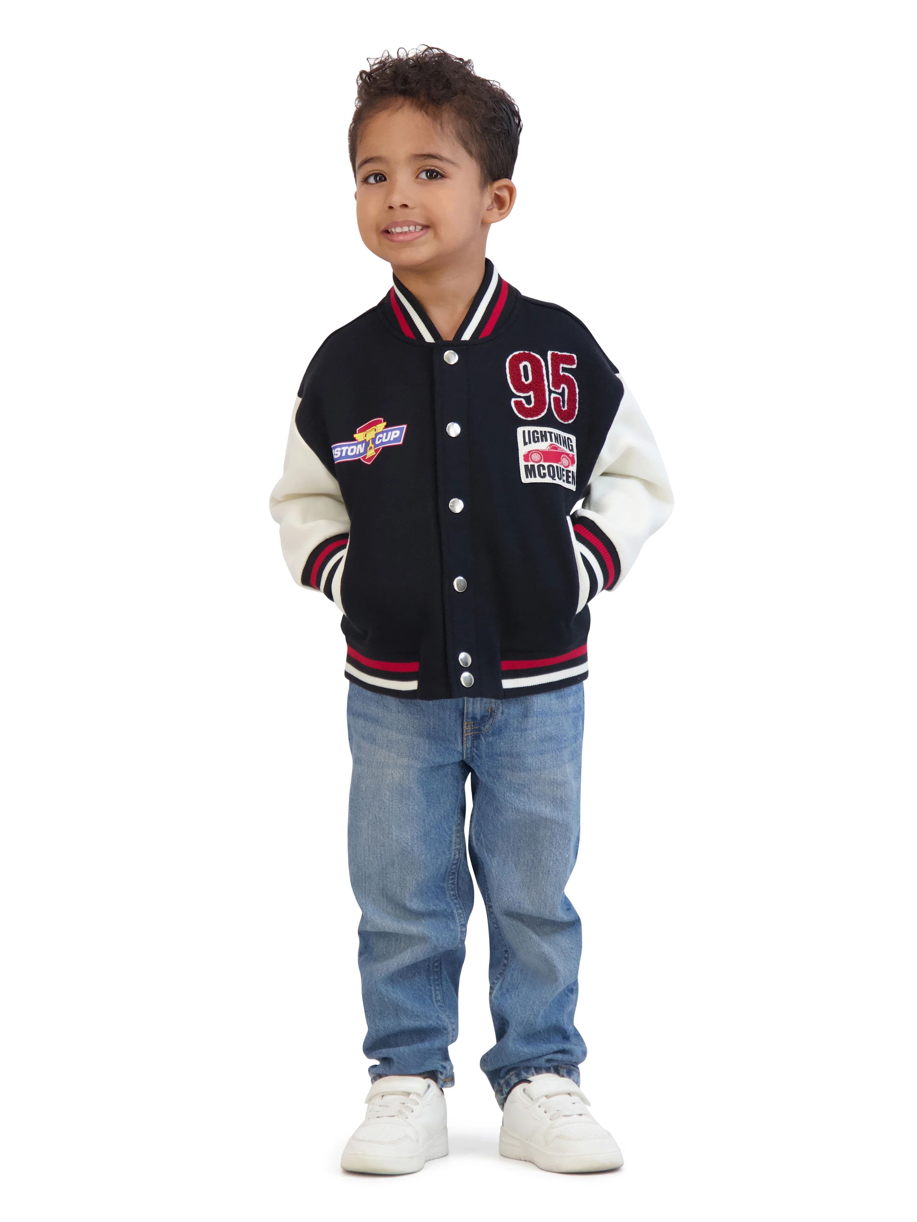 Disney Pixar Cars Toddler Boy Bomber Jacket, Sizes 12M-5T | Walmart (US)