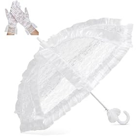 Amylove Lace Parasol Umbrella and... | Amazon (US)