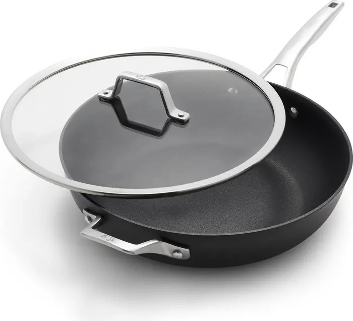 Premier Hard Anodized Nonstick 13-Inch Deep Skillet with Lid | Nordstrom