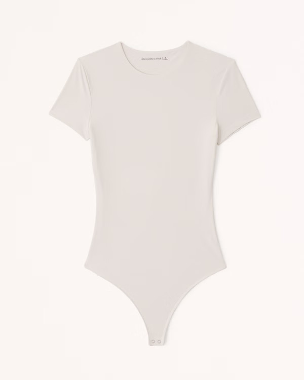 Soft Matte Seamless Tee Bodysuit | Abercrombie & Fitch (US)