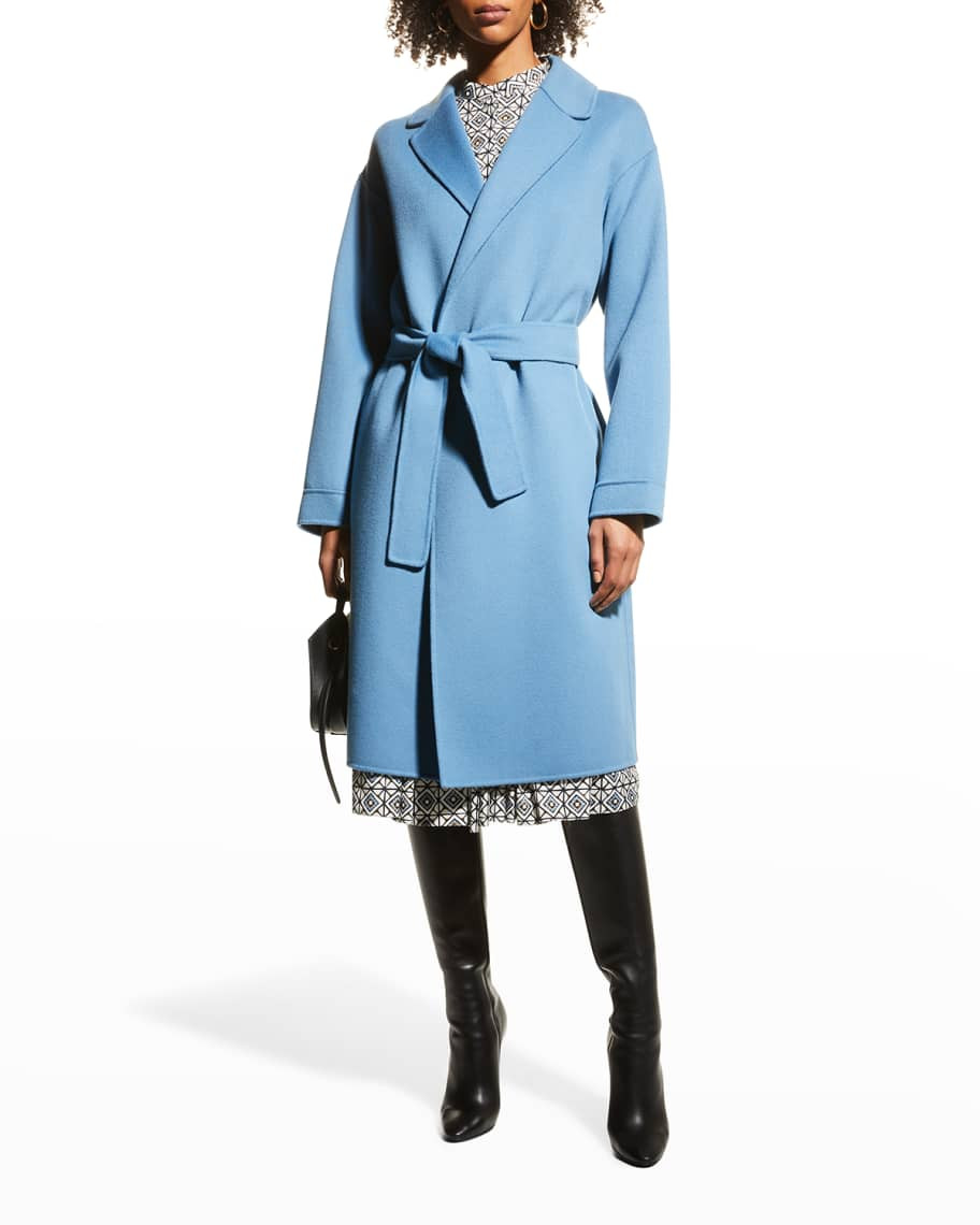 Max Mara Ada Belted Wool Coat | Neiman Marcus