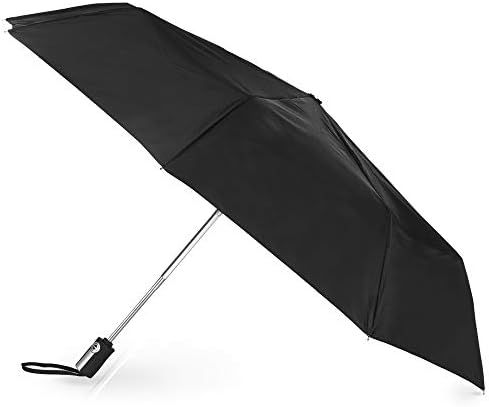 totes Auto Open/Close Umbrella, Black, One Size | Amazon (US)