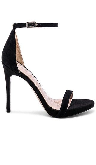 Sam Edelman Ariella Heel in Black Suede | Revolve Clothing (Global)