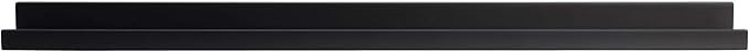 Melannco Floating MDF Photo Ledge for Bedroom, Living Room, Bathroom, Kitchen, Nursery, 36-Inch, ... | Amazon (US)
