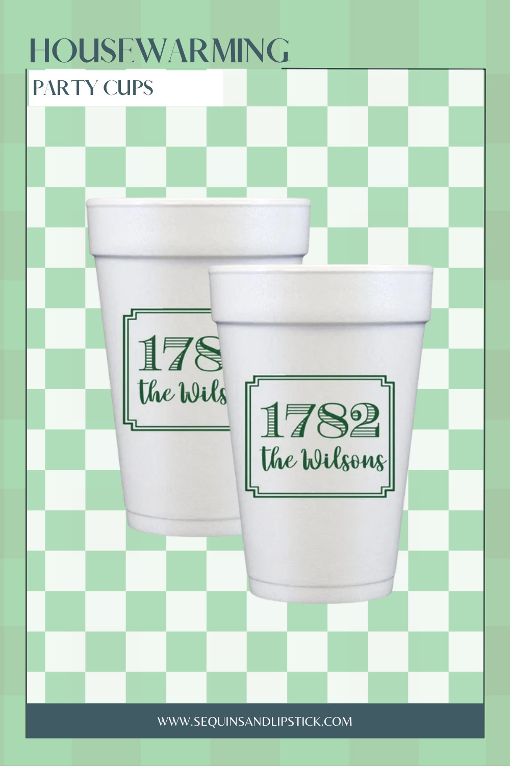 Celebrate a new home with personalized housewarming party cups. Featuring family names or addresses, these custom cups make a thoughtful party detail or unique housewarming gift. 

 #LTKHome