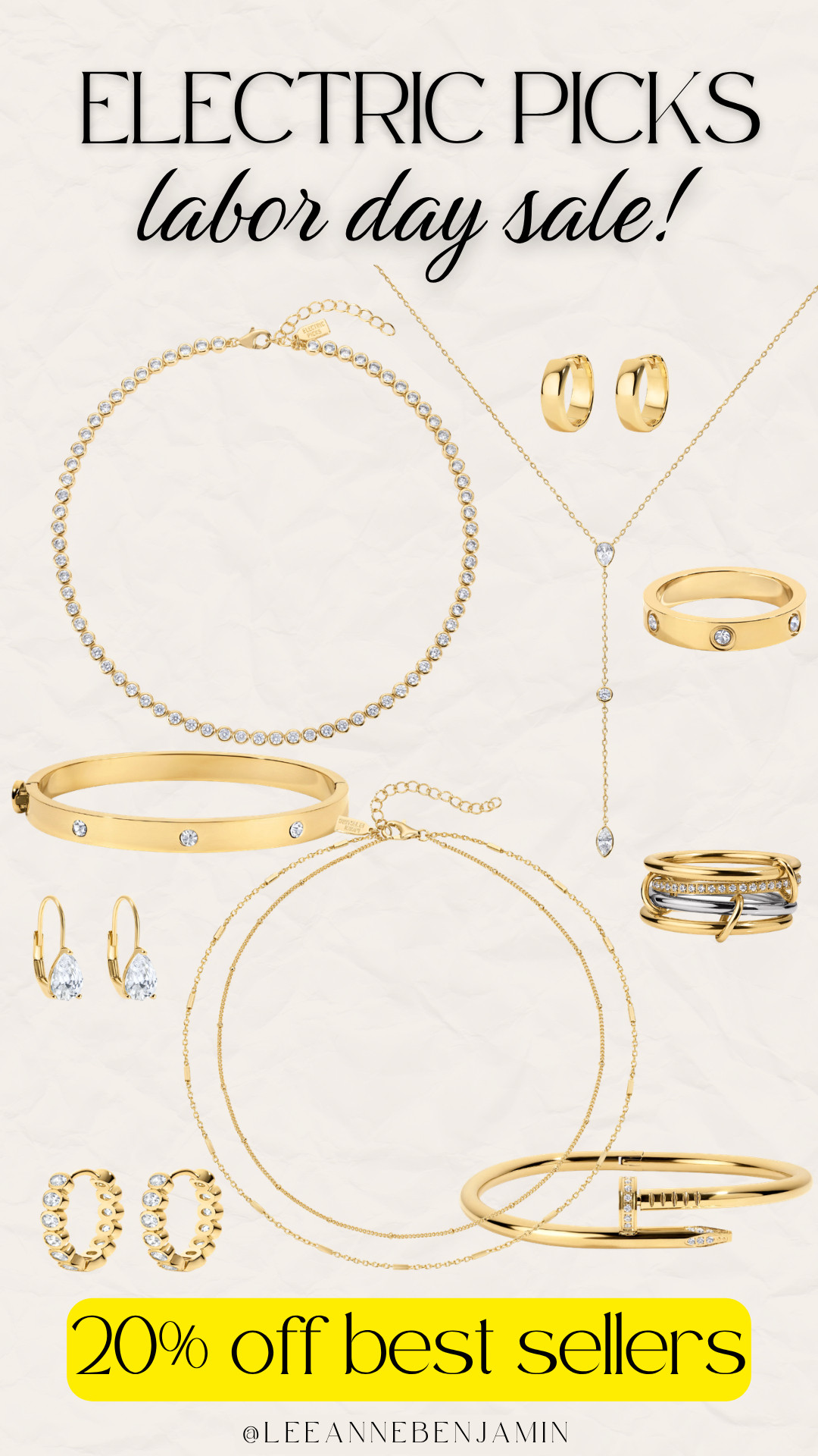 20% off best sellers at Electric Picks for their Labor Day Sale! If you spend more than $100 you also get a free necklace!  

 #LTKootd #LTKmomlife #LTKSaleAlert
