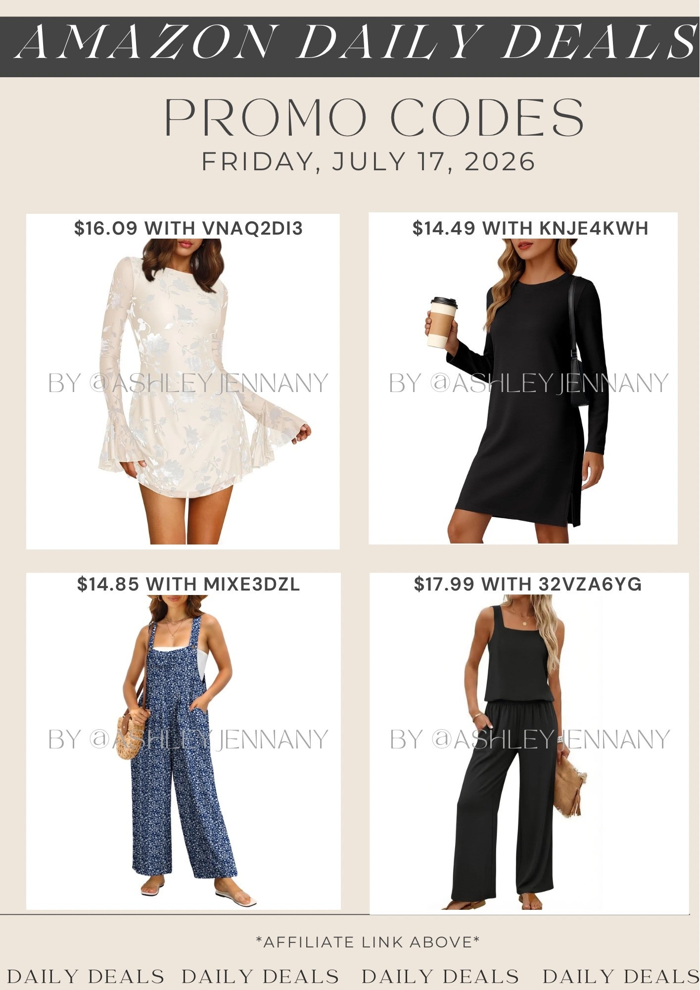 Amazon deals

#LTKSaleAlert #LTKMidsize #LTKootd