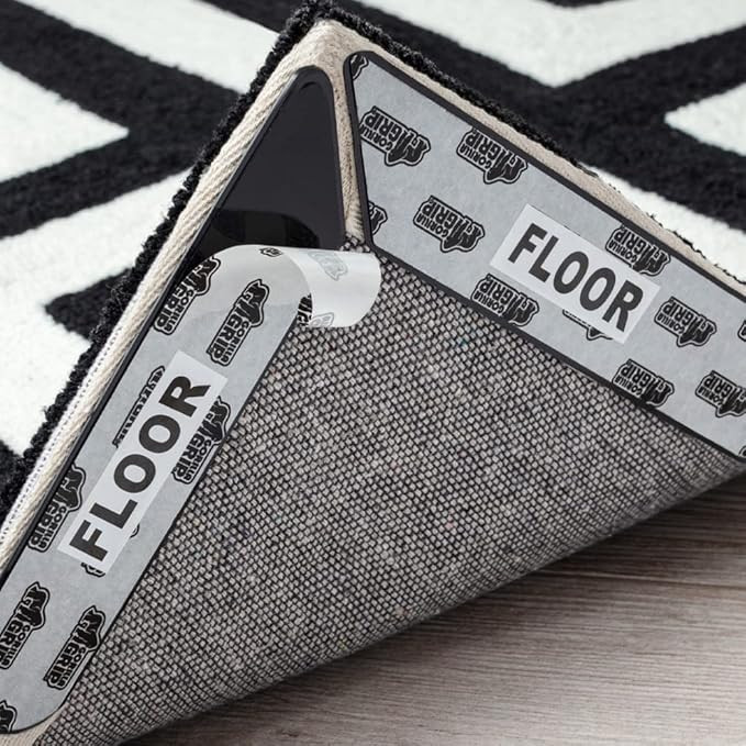 Gorilla Grip 12 Pack Rug Gripper Pads, Keep Area Rugs Corners from Curling and Bunching, Reusable... | Amazon (US)