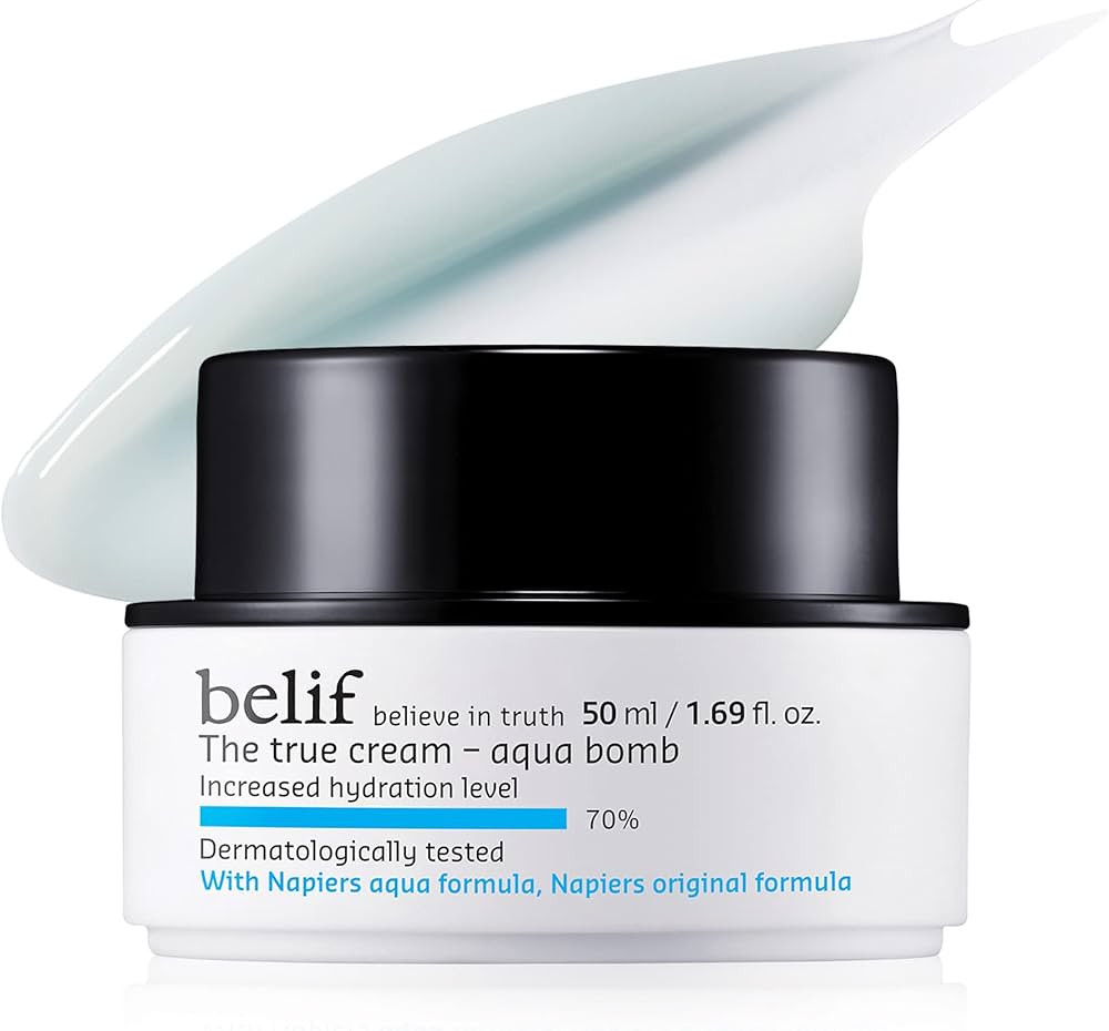 belif The True Cream Aqua Bomb | Lightweight Face Moisturizer for All Skin Types | /w Squalene, C... | Amazon (US)