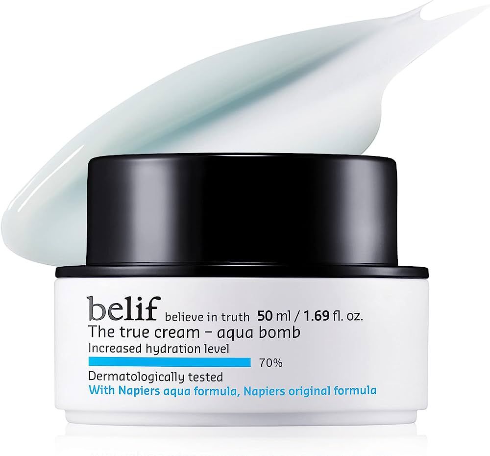 belif The True Cream Aqua Bomb | Lightweight Face Moisturizer for All Skin Types | /w Squalene, C... | Amazon (US)
