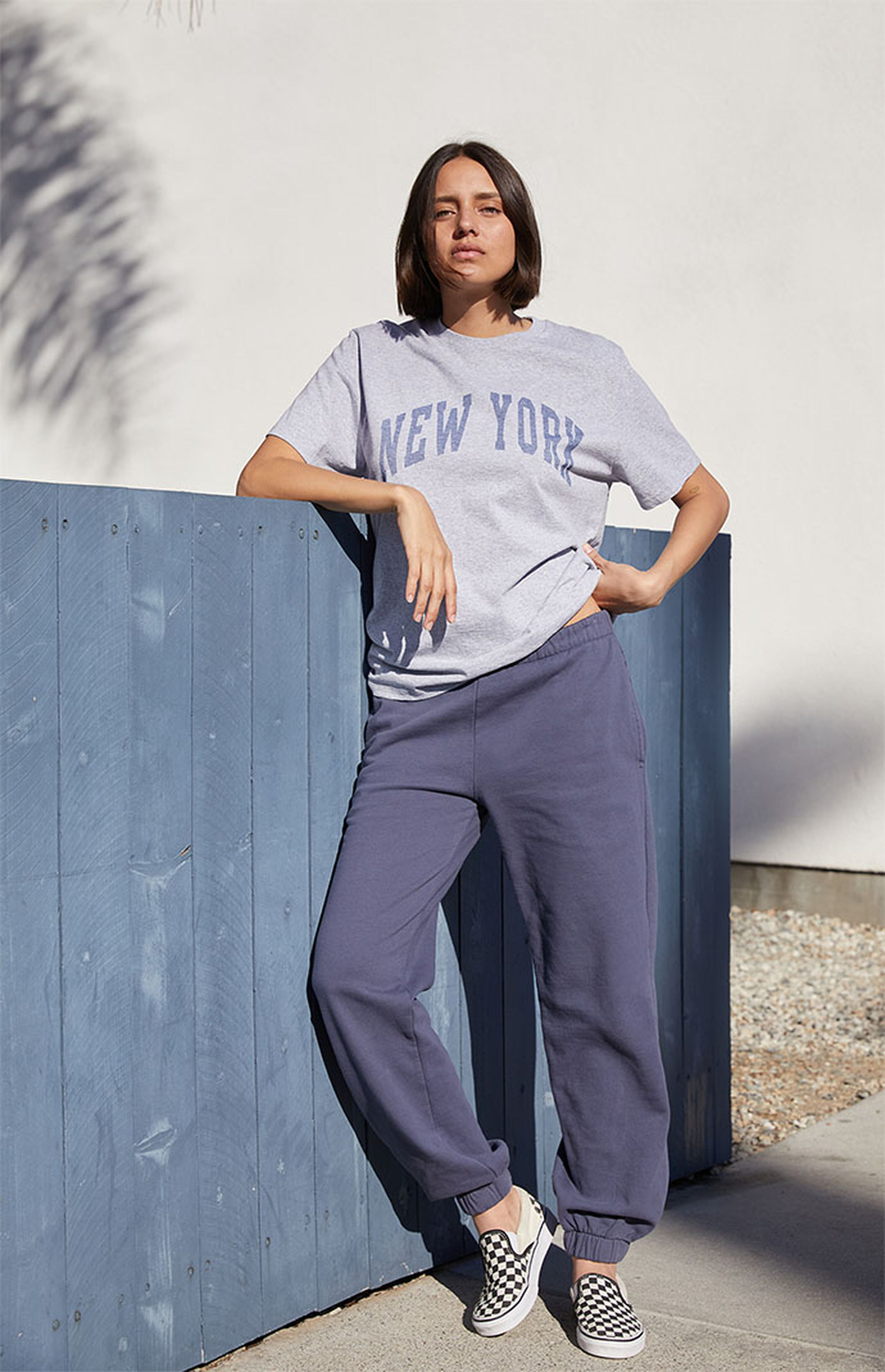 John Galt Navy Rosa Sweatpants | PacSun | PacSun
