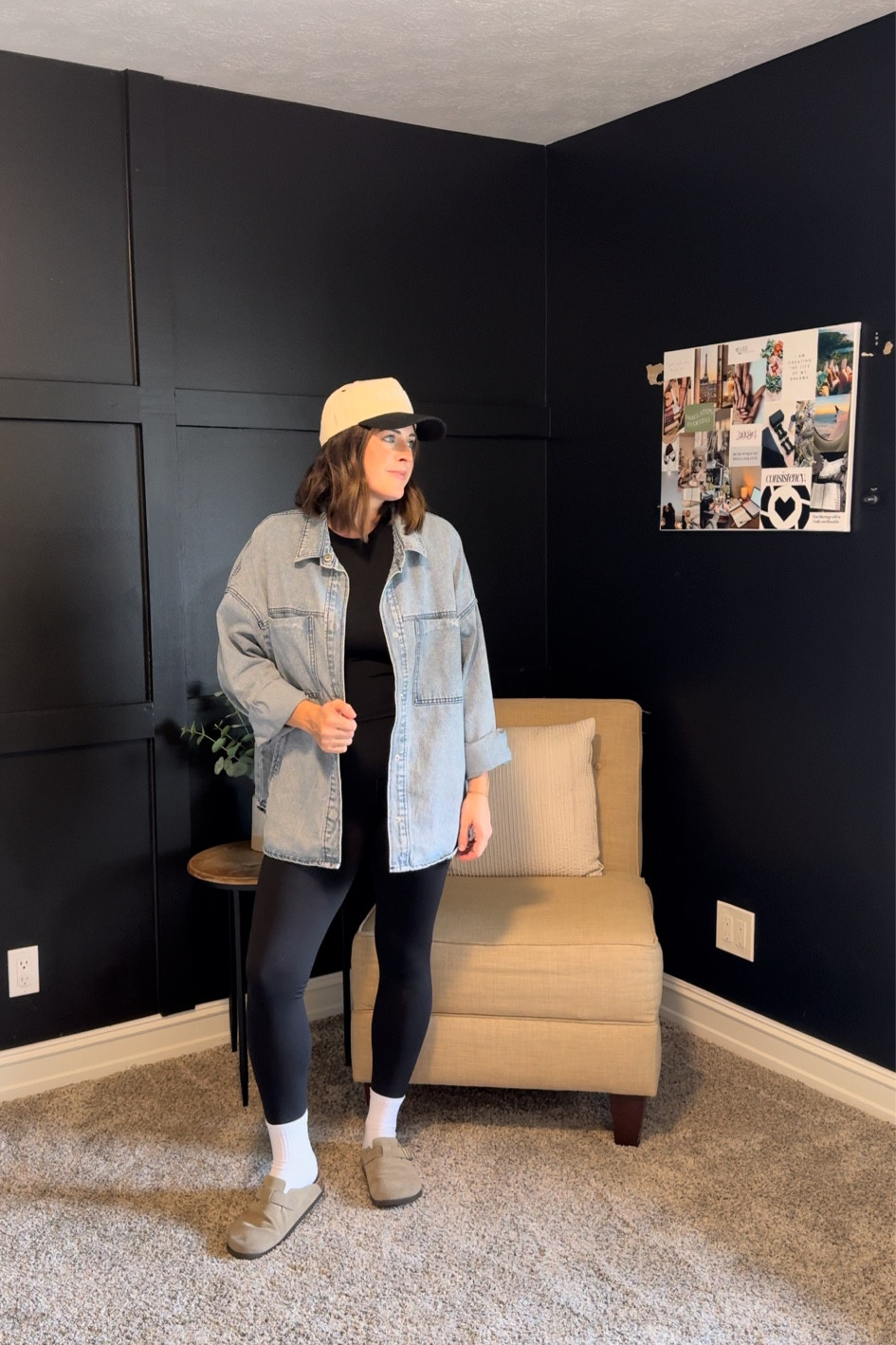 Day 2 of my “realistic sahm/wfhm outfit”series

Oversized denim jacket | leggings | fall fashion | fall outfits | mom fashion | aerie leggings | amazon | target denim | trucker hat | 

#LTKStyleTip #LTKSaleAlert #LTKMidsize