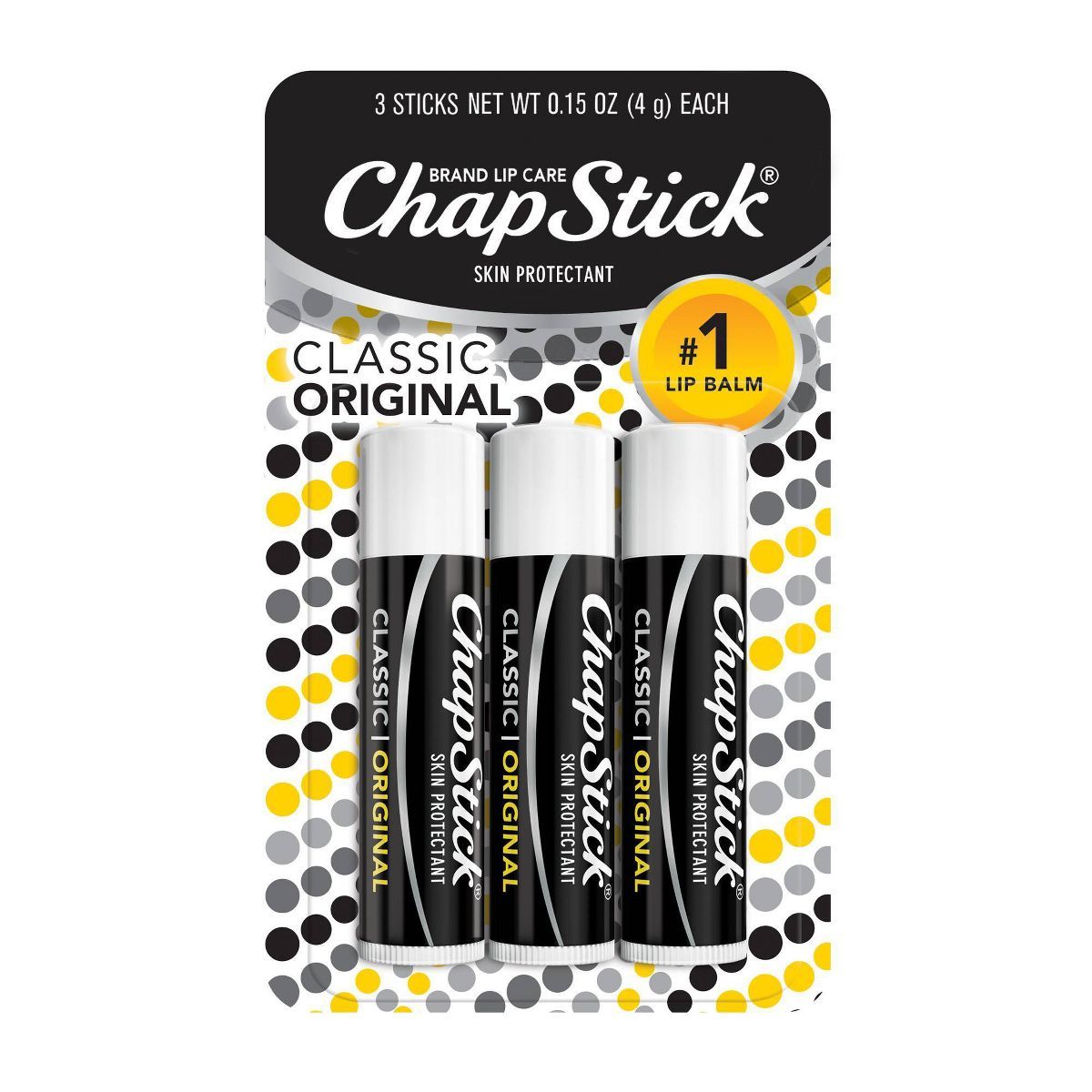 Chapstick Classic Lip Balm - Original - 3ct/0.45oz | Target