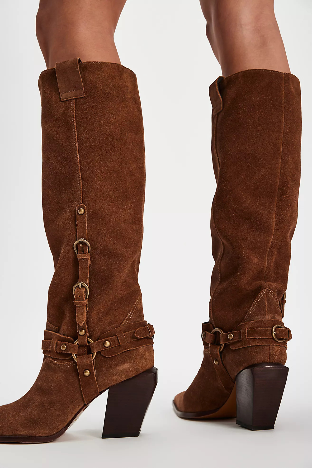 Maine Buckle Heeled Boots | Free People (Global - UK&FR Excluded)