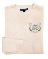 Newport Tennis Club Embroidered Monogram Sweater - Women's | Kiel James Patrick