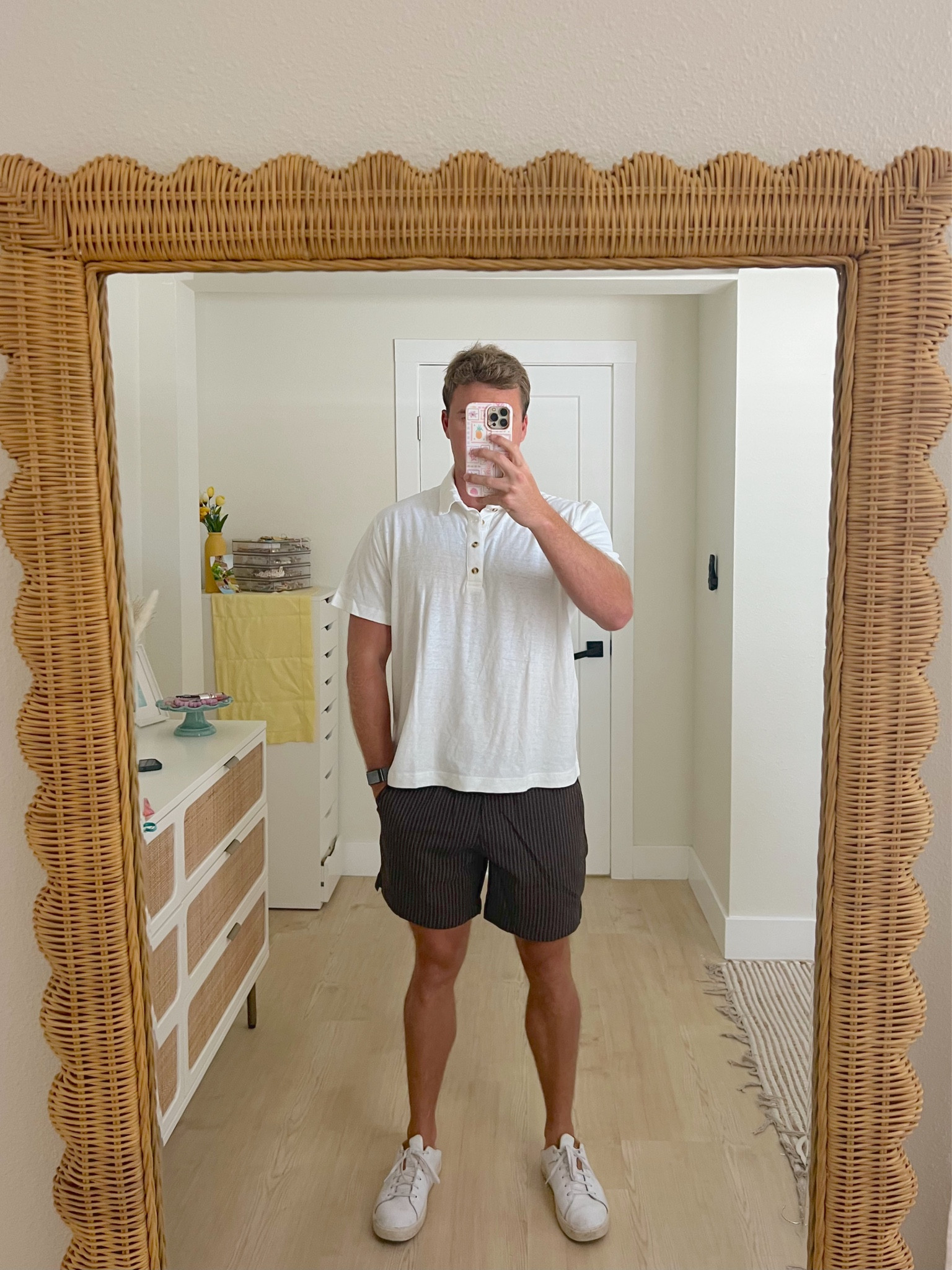Abercrombie mens summer outfit ideas for him ⭐️ Mr.styledby wearing a large top and a medium shorts at 5’10.

#LTKMens