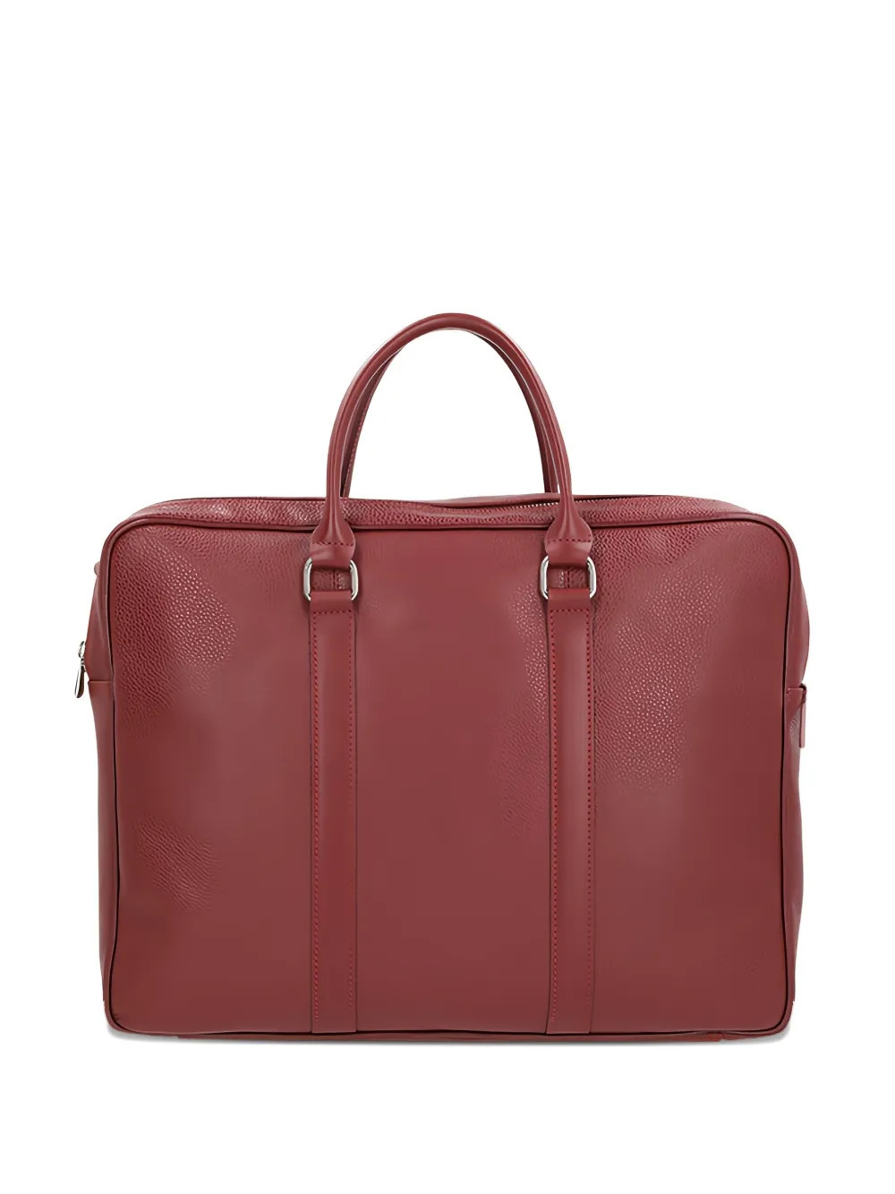 Longchamp Le Foulonne leather top-handle briefcase - Red | Farfetch Global